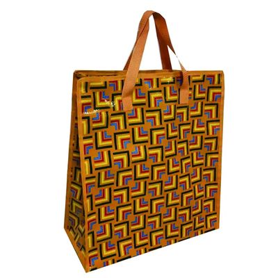 qualidade  Customized Logo Printing Laminated Woven Bags Strong Durability Tote Bag fábrica