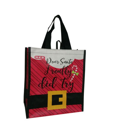 30cmPP Sacos de compras reutilizáveis Sacos de presente de vinho tinto Sacos de compras reutilizáveis com logotipo