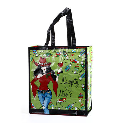 30cmPP Sacos de compras reutilizáveis Sacos de presente de vinho tinto Sacos de compras reutilizáveis com logotipo