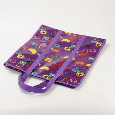 Saco de produtos alimentares não tecidos em PP Tote laminado Logotipo personalizado