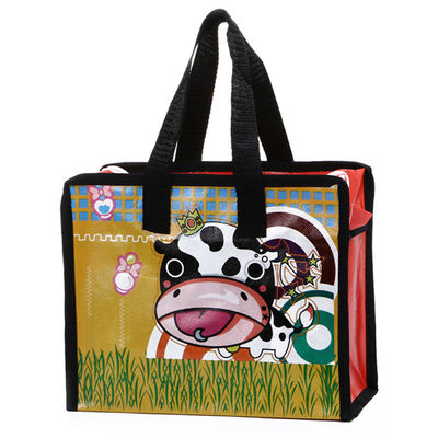 Impressão de bolsas de compras de tecidos não tecidos laminados
