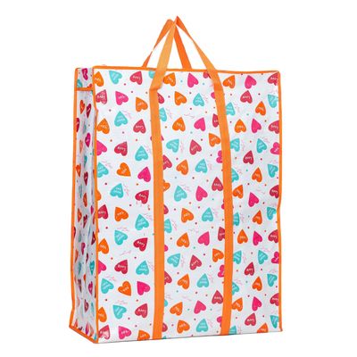 Impressão de tamanho personalizado Bolsas de compras de polipropileno com logotipo