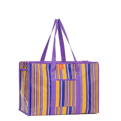 Fábrica e personalizada bolsa de compras de plástico transparente e durável de PP com impressão de logotipo