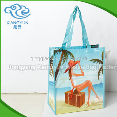 Saco de compras dobrável de camuflagem grande Sacos de compras personalizados de tecido PP