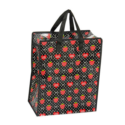 Saco de compras tecido em PP laminado de Paris Design