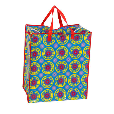 Saco de compras tecido em PP laminado de Paris Design