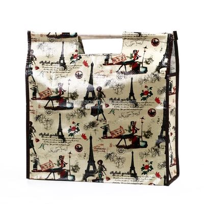 Sacos de compras reutilizáveis e dobráveis à prova d'água para personalização