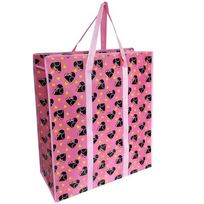 Bolsa de compras de PP laminada de lado de impressão personalizada com 20 anos de história