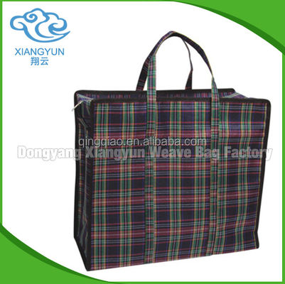 Saco de plástico de tela com fecho duplo 180 Gsm Saco de compras unisex com amostra rápida