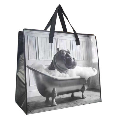 Sacos de zip tecidos eco-friendly para compras B2B