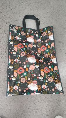 Bolsas de compras impressas personalizadas ecológicas feitas de plástico reciclado para varejo