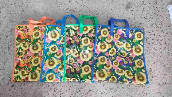 Impressão personalizada Bolsas de compras de plástico biodegradáveis Reutilizáveis Eco-friendly para compras ecológicas