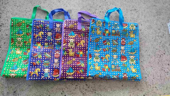 Sacos de compras reciclados para viagens reutilizáveis Logotipo ou design personalizado