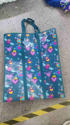 Sacos de compras reutilizáveis, dobráveis, personalizáveis e à prova d'água para compradores ecologicamente corretos